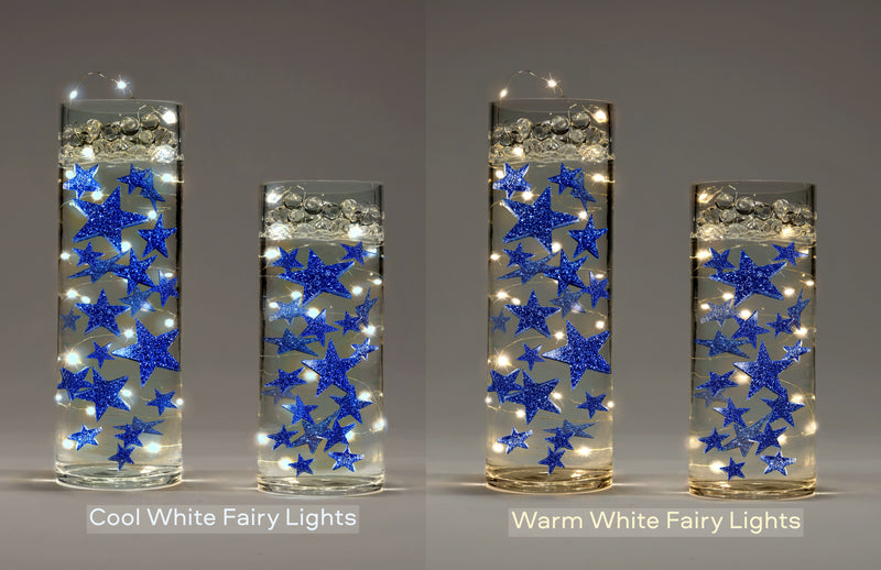 30 Led Fairy Lights on Each String- 3 Strings- Submersible String & Battery- Exclusive Garlands for Vases- Choice of Cool White or Warm White Glow